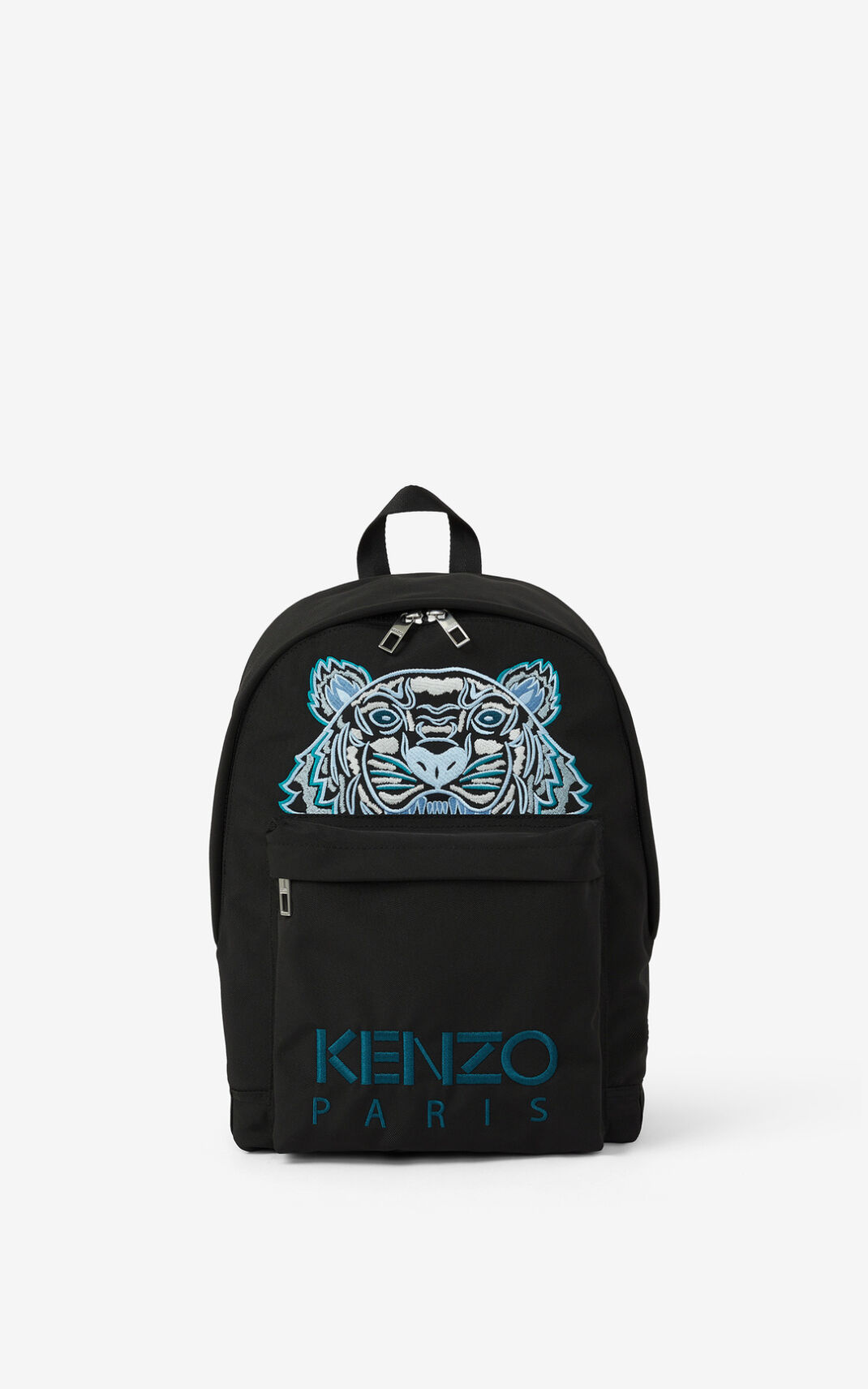 Kenzo Lona Kampus Tiger Mochila Hombre Negras | 5290417-FQ